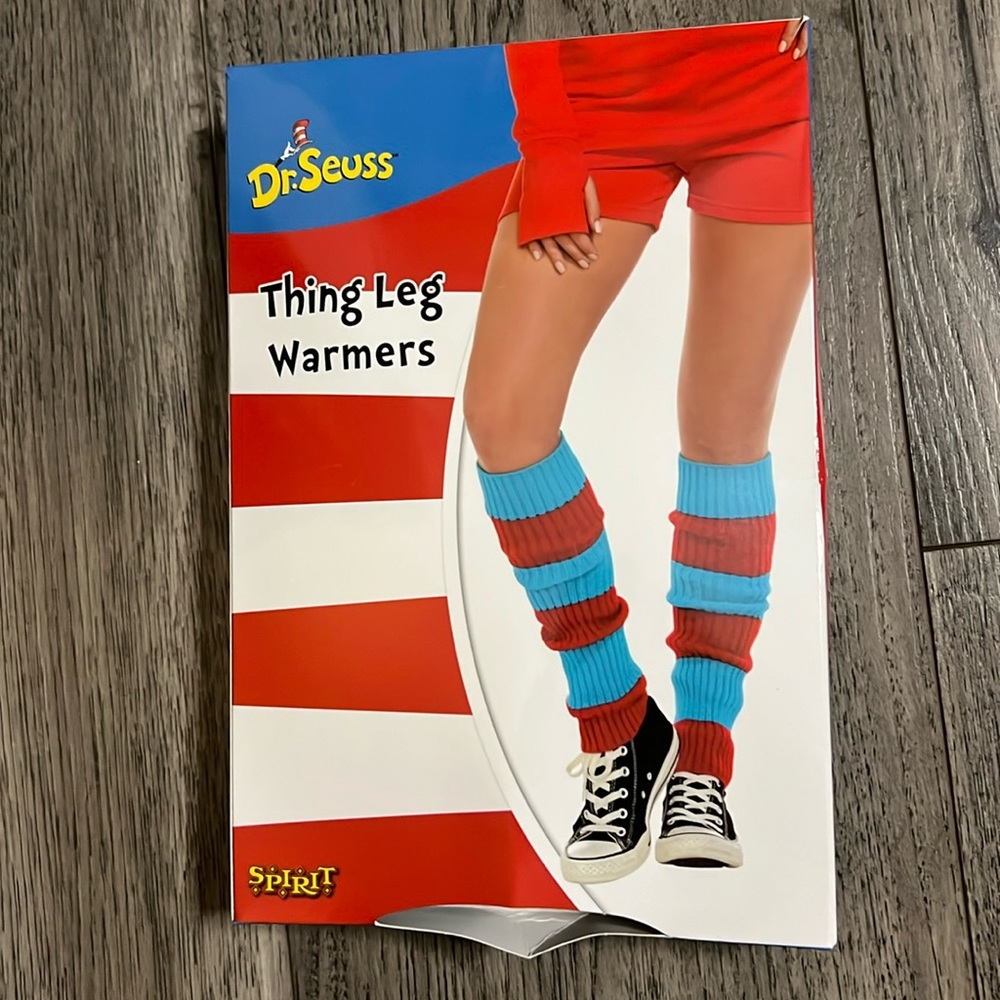 Dr. Seuss Thing Leg warmers
